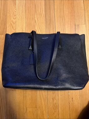 ♠️ Kate Spade Lg. Black Pebbled Leather Tote